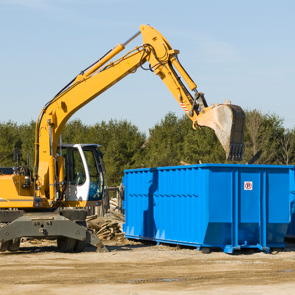 what are the rental fees for a residential dumpster in Highland